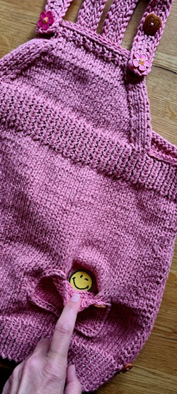 Babykleid Rosa Strick – Eigenkollektion Agnes Art