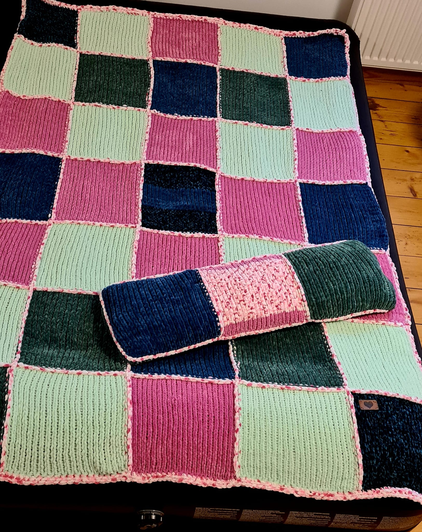Decke Patchwork Bunt – Eigenkollektion Agnes Art