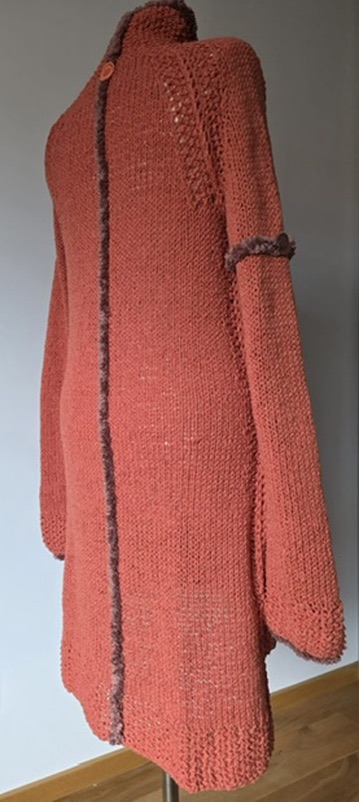 Jacke Rost Lang Seite – Eigenkollektion Agnes Art