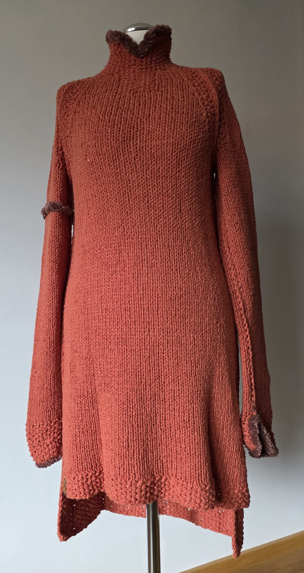 Jacke Rost Lang Vorne – Eigenkollektion Agnes Art