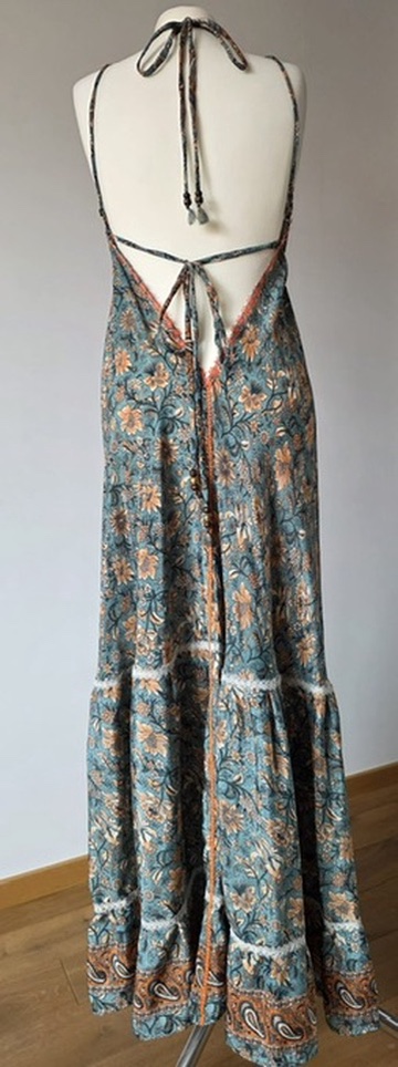 Kleid Boho Blumen Ruecken – Eigenkollektion Agnes Art