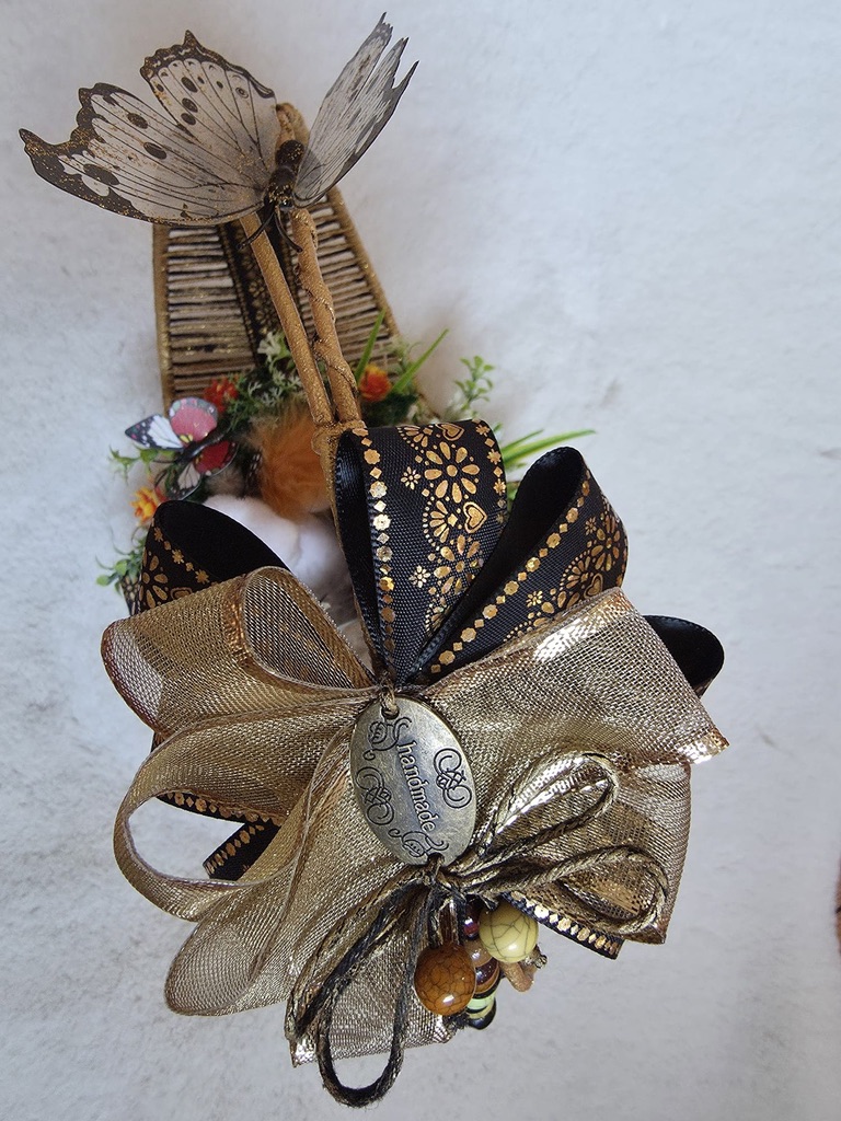 Jute-Hänger mit Schmetterling