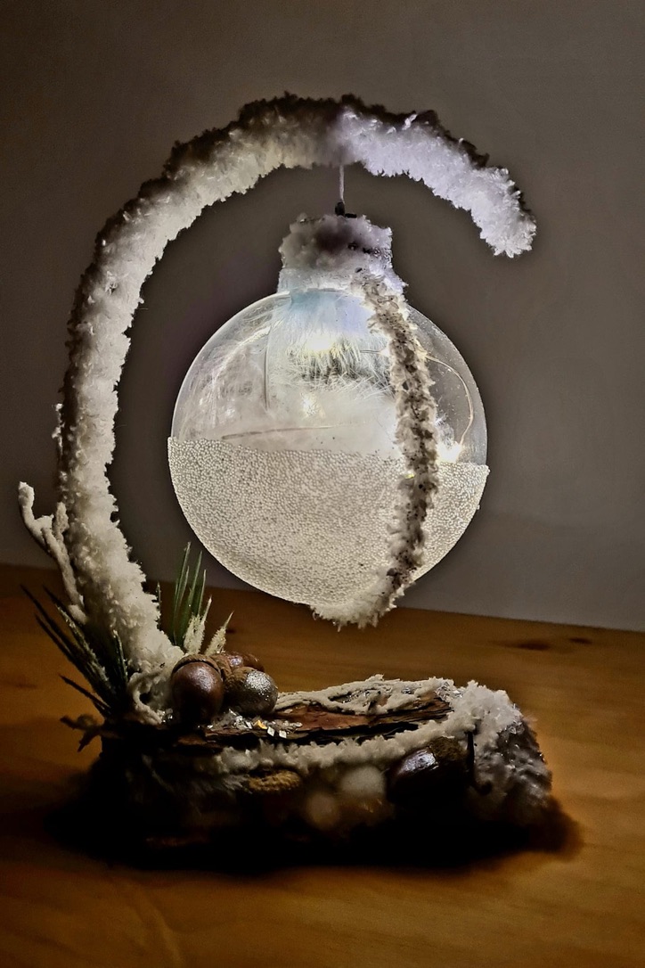 Glaskugel am Bogenast